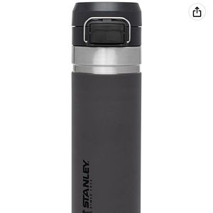 New Stanley The Quick Flip GO Bottle Charcoal, 24OZ / .7L